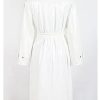 Long Loose White Shiny Reflective Patent Leather Trench Coat For Women Sashes Single Breasted
