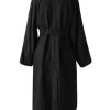 Women's Solid Color Lapel Spring Long-Sleeved Reversible Oversized Trench Coat
