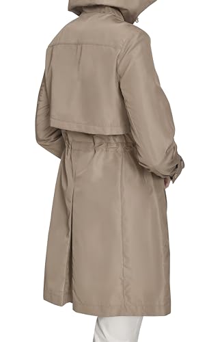 Womens Travel Packable Casual Trench Style Parka Jacket