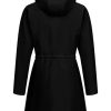 Rain Jacket Women Waterproof Long Lightweight Raincoat Hooded Windbreaker Outdoor Trench Coat