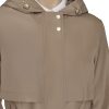 Womens Travel Packable Casual Trench Style Parka Jacket
