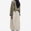 Women's Detachable Two-Tone Trench Coat