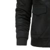 Faux Leather Jacket for Men Vintage Leather Motorcycle Biker Jackets Warm Windproof Zip-Up Hooded Coats Outerwear