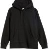 womens French Terry Fleece Pullover Hoodie