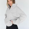 Womens Oversized Sweatshirts Half Zip Pullover Fall Long Sleeve Quarter Zip Hoodies Teen Girls Y2K Clothes