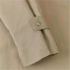 Women's Casual Trendy Jacket Lapel Long Sleeve Belted Trench Coat Four Seasons Solid Color Outerwear
