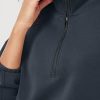 Women's Modal Soft Cinchable Sweatshirts Half Zipper Funnel Neck Oversize Pullover with Pockets