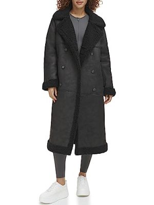 Women's Faux Shearling Long Coat