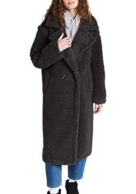 Women's Gertrude Long Teddy Coat