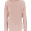Womens Cowl Neck Tunic Tops Long Sleeve Pullovers Casual Drawstring Sweatshirts