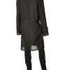 Novelties Adult Secret Agent Spy Costume Trench Coat, Black, Standard