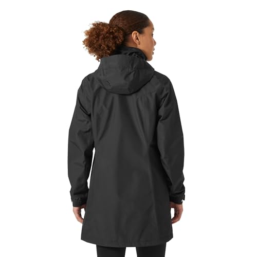 Womens Aden Waterproof Breathable Hooded Long Rain Jacket
