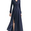 Womens Woolen Blend Ankle Length Lapel Long Maxi Trench Coat Jacket Parka Outwear Overcoat