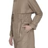 Womens Travel Packable Casual Trench Style Parka Jacket