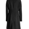 Double breast Blend Wool Pea Classic Trench Coat Women Blazar Designer Full Length