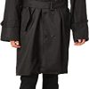 Novelties Adult Secret Agent Spy Costume Trench Coat, Black, Standard