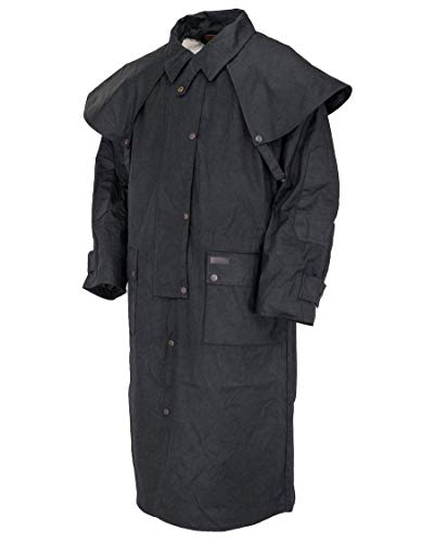 Outback Trading - Unisex Low Rider Duster Coats, Color Black, Size: 4X-Large