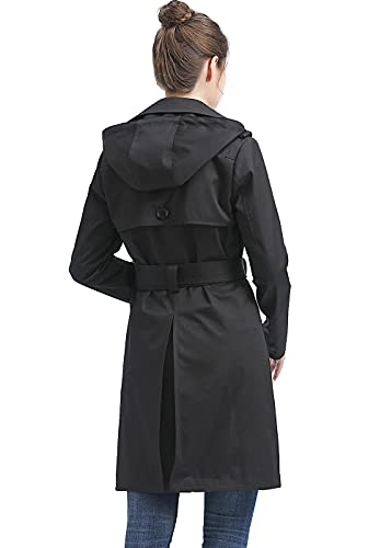 Women Gabby Waterproof Hooded Trench Coat - Regular & Plus Size