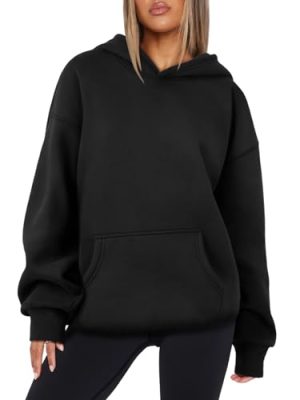 Womens Oversized Hoodies Fleece Sweatshirts Long Sleeve Sweaters Pullover Fall Clothes with Pocket