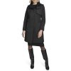 Women's Classic Transitional Water-Resistant Insulated Trench Coat, Black