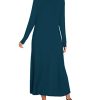 Women Floor Length Open Front Cardigan Lightweight Long Sleeve Maxi Duster with Pockets (S-3XL)
