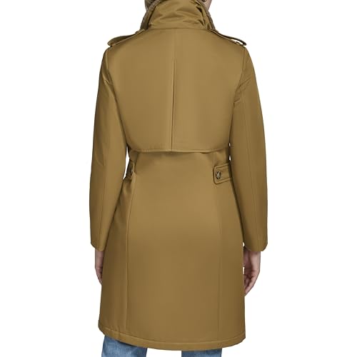 womens Classic Transitional Water-resistant Insulated Trench Coat