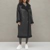 Women's Faux Shearling Long Coat