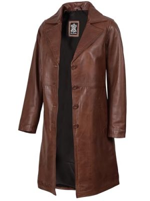 Leather Car Coats for Womens - Real Long Leather Jacket Women Premium Lambskin Leather Coat For Women