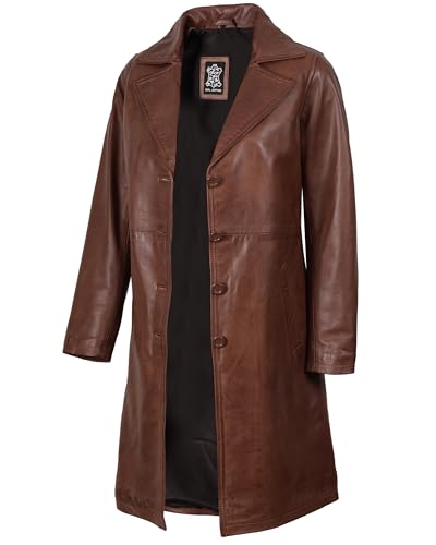 Leather Car Coats for Womens - Real Long Leather Jacket Women Premium Lambskin Leather Coat For Women