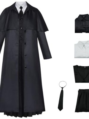 Gothic Cosplay Dresses for Women – Long Sleeve Costumes for Halloween, Roleplay, Stage, Themed Parties