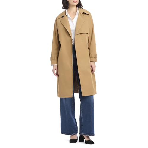 womens Classic Double Breasted Trench Coat