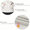 Womens' Half Zip Pullover Fleece Stand Collar Crop Sweatshirt with Pockets Thumb Hole