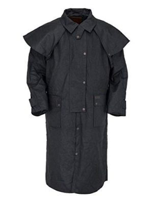 Outback Trading - Unisex Low Rider Duster Coats, Color Black, Size: 4X-Large