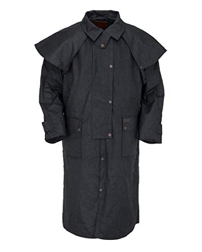 Outback Trading - Unisex Low Rider Duster Coats, Color Black, Size: 4X-Large