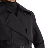 Women's Buckle Belted Midweight & Breathable Mackintosh Twill Puffer Trench with PrimaLoft Fill