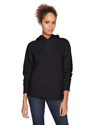 womens French Terry Fleece Pullover Hoodie