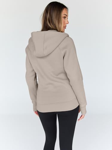 Womens Zip Up Hoodies Fleece Jackets Oversized Sweatshirts Fall Fashion Outfits Sweaters Winter Clothes