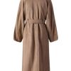 Women's Solid Color Lapel Spring Long-Sleeved Reversible Oversized Trench Coat