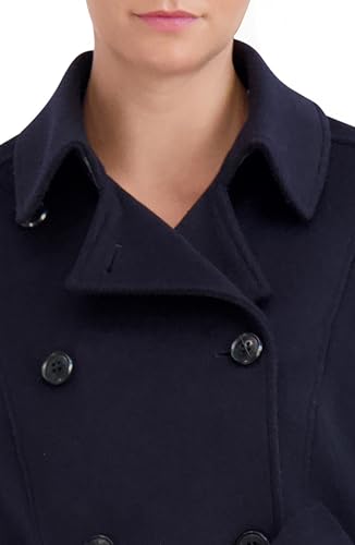 Women's Flared Trench Slick Wool Coat