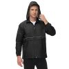 Men's Rain Jacket Cycling Running Jackets Waterproof Raincoat with Hood Windbreaker Hiking Jacket Rain Coat