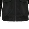 Faux Leather Jacket for Men Vintage Leather Motorcycle Biker Jackets Warm Windproof Zip-Up Hooded Coats Outerwear