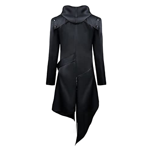 Retro Victorian Steampunk Medieval Jacket Coat Gothic Costume Halloween