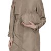 Womens Travel Packable Casual Trench Style Parka Jacket