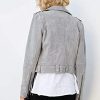 womens Luxury Clothing Cropped Suede Leather Motorcycle Jackets, Comfortable & Stylish Coats