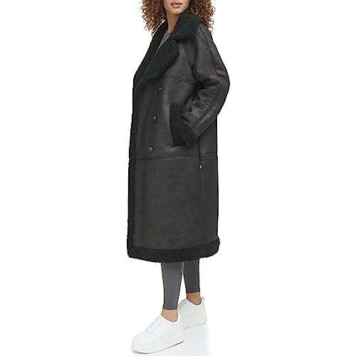 Women's Faux Shearling Long Coat