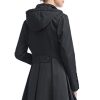 Women Nicole Waterproof Hooded Fit & Flare Trench Coat - Regular & Plus Size