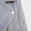womens Luxury Clothing Cropped Suede Leather Motorcycle Jackets, Comfortable & Stylish Coats