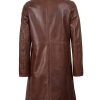 Leather Car Coats for Womens - Real Long Leather Jacket Women Premium Lambskin Leather Coat For Women