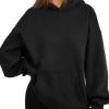 Womens Oversized Hoodies Fleece Sweatshirts Long Sleeve Sweaters Pullover Fall Clothes with Pocket
