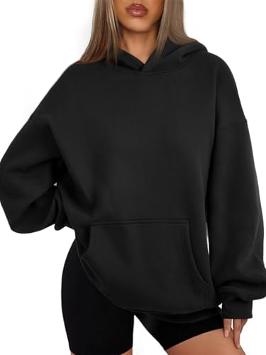 Womens Oversized Hoodies Fleece Sweatshirts Long Sleeve Sweaters Pullover Fall Clothes with Pocket
